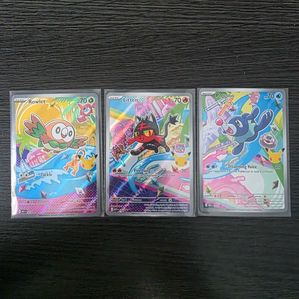 Pokémon First Partner Illustration Rare set